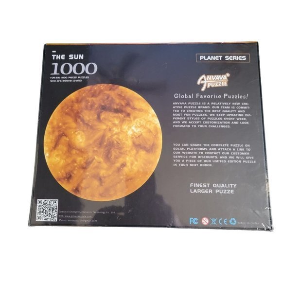 The Sun Planet Series 1000 Piece  Anvava Puzzle - Picture 3 of 4